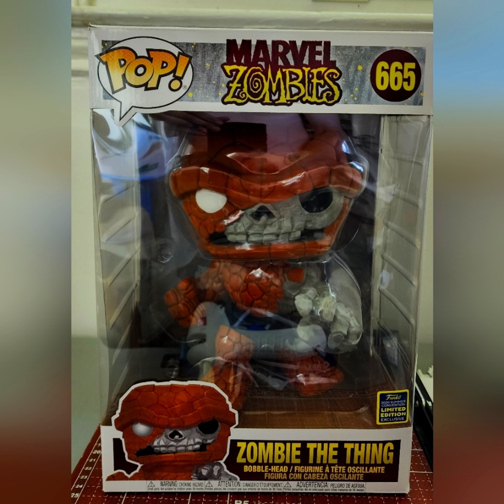 Marvel Zombies Funko The Thing 10" Jumbo size #665 Fantastic four